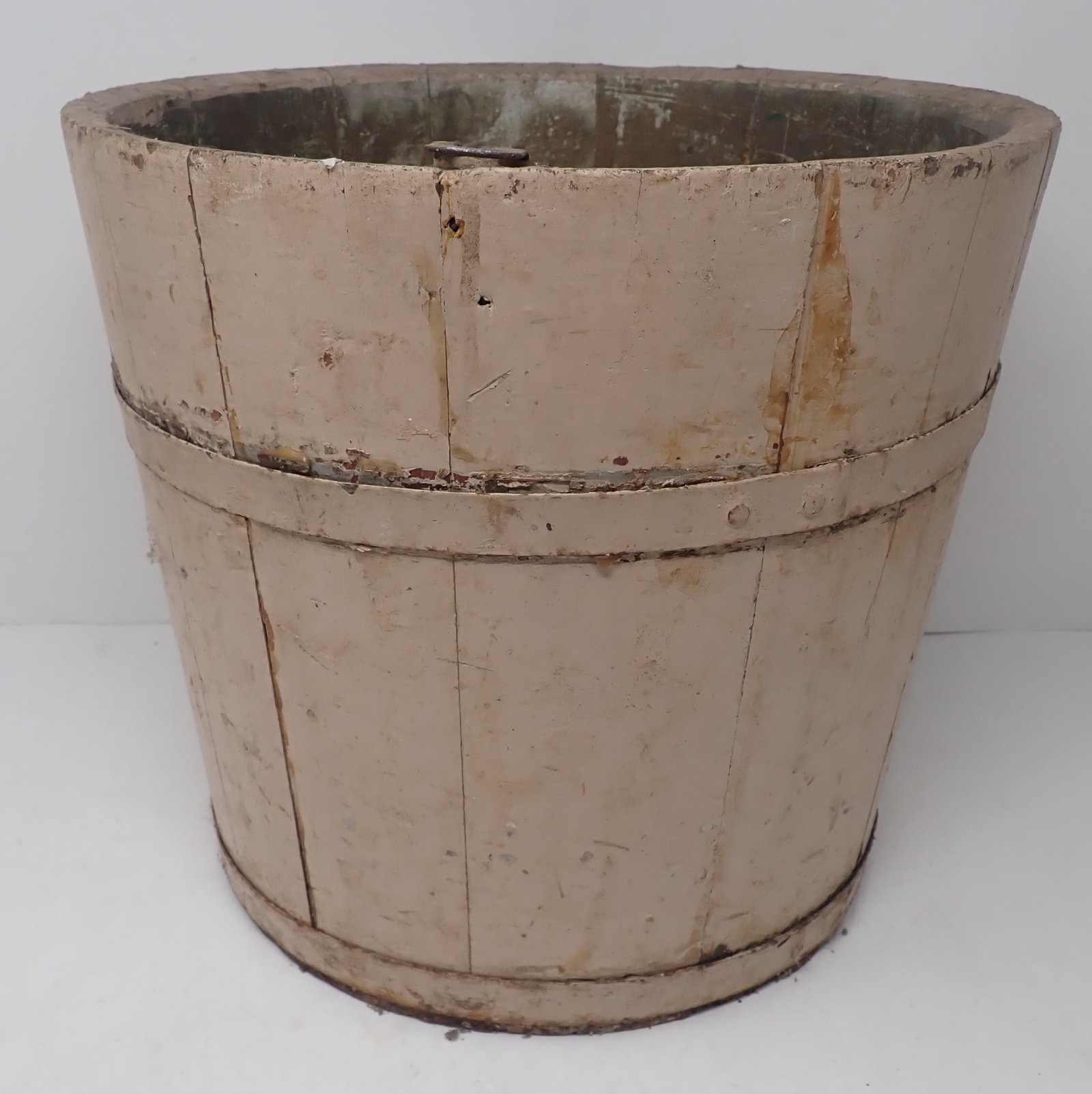 Painted Wooden Bucket (1 of 7)