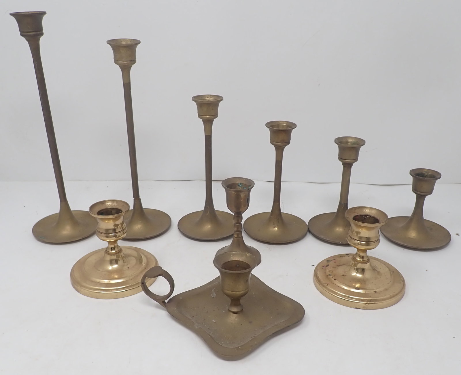 Brass Candlesticks / Candle Holders (1 of 3)
