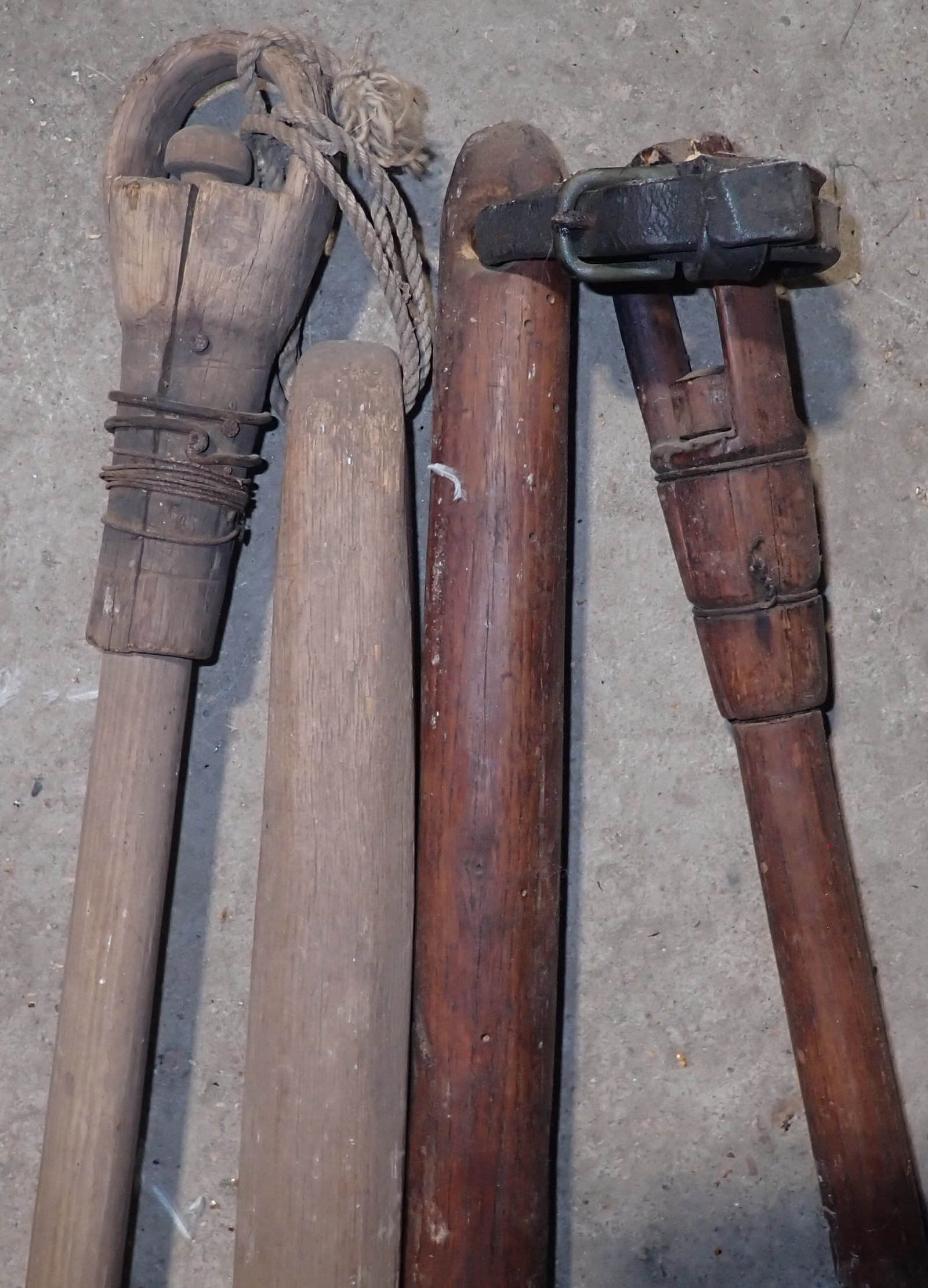 2 Threshing Flails - 3