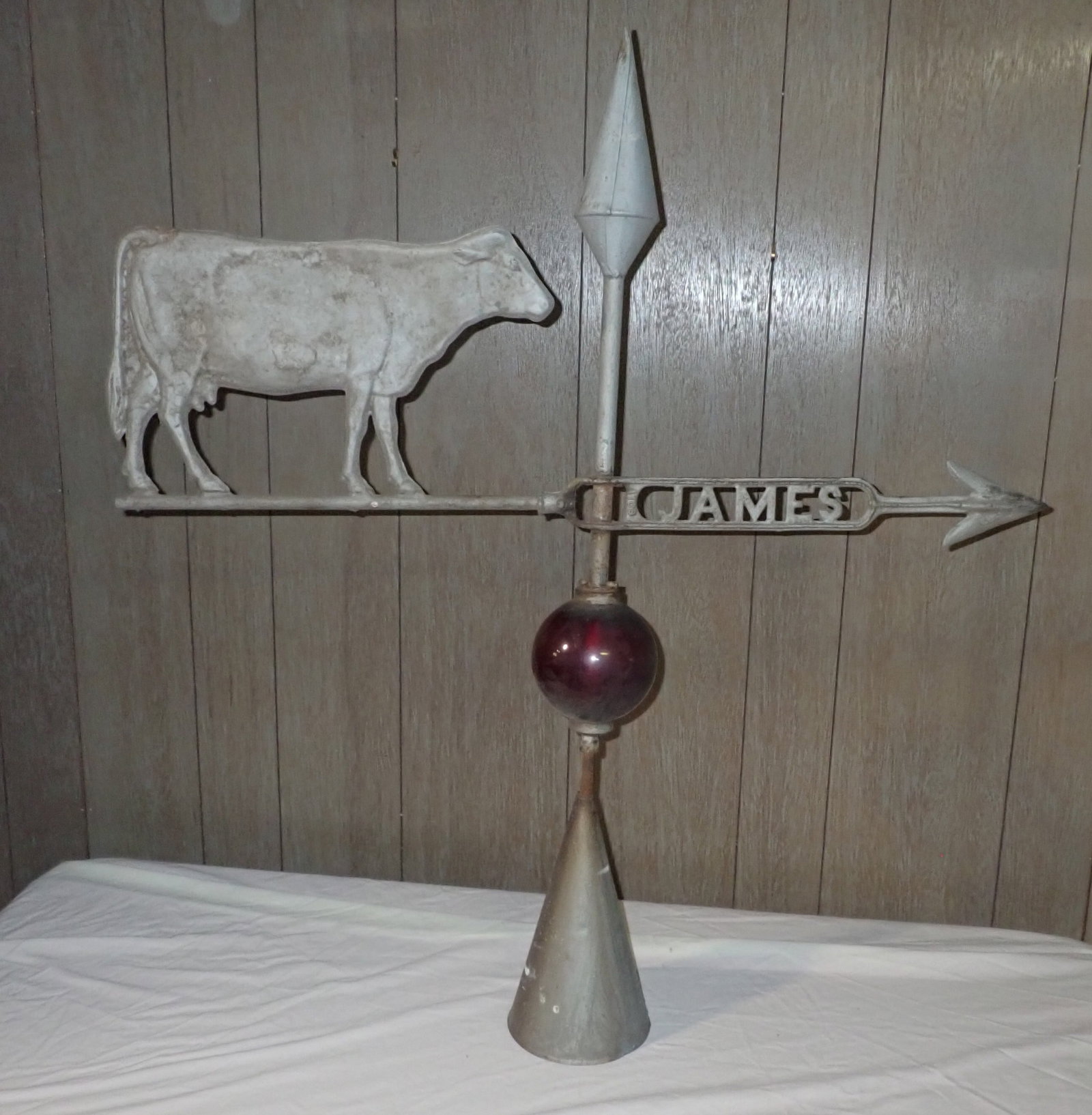 James Manufacturing Cow Lightning Rod Weathervane (1 of 7)