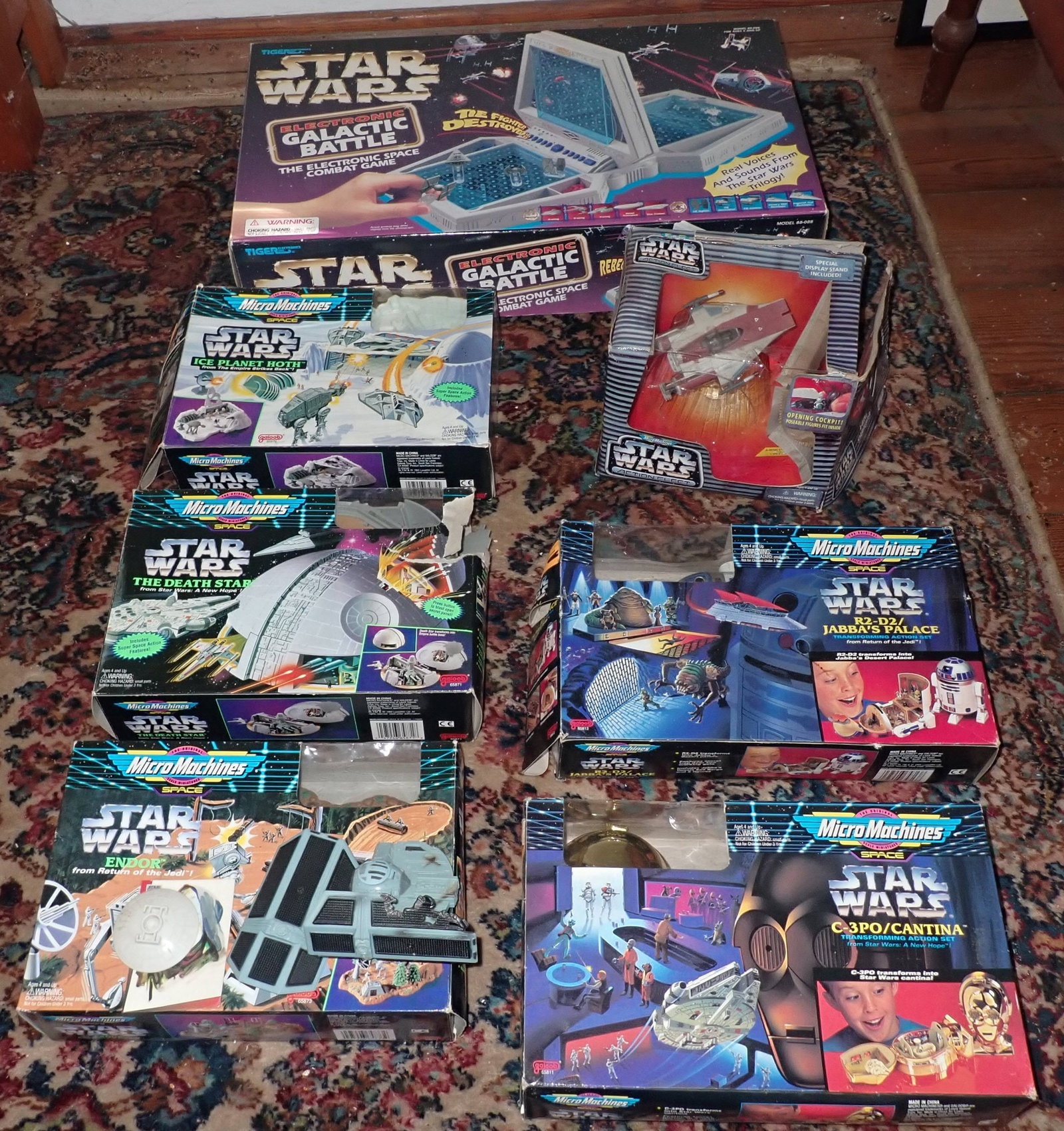 Star Wars Micro Machines , Electronic Galactic Battle & Misc: We do not guarantee they are complete. No in house shipping !