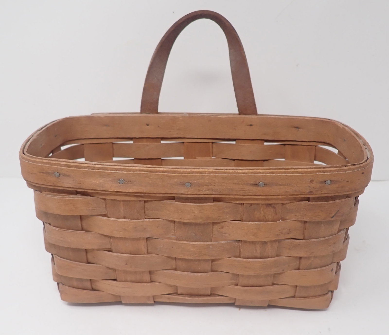 Longaberger Basket: Apprx 5" x 9 3/8" x 5" tall. Shipping available