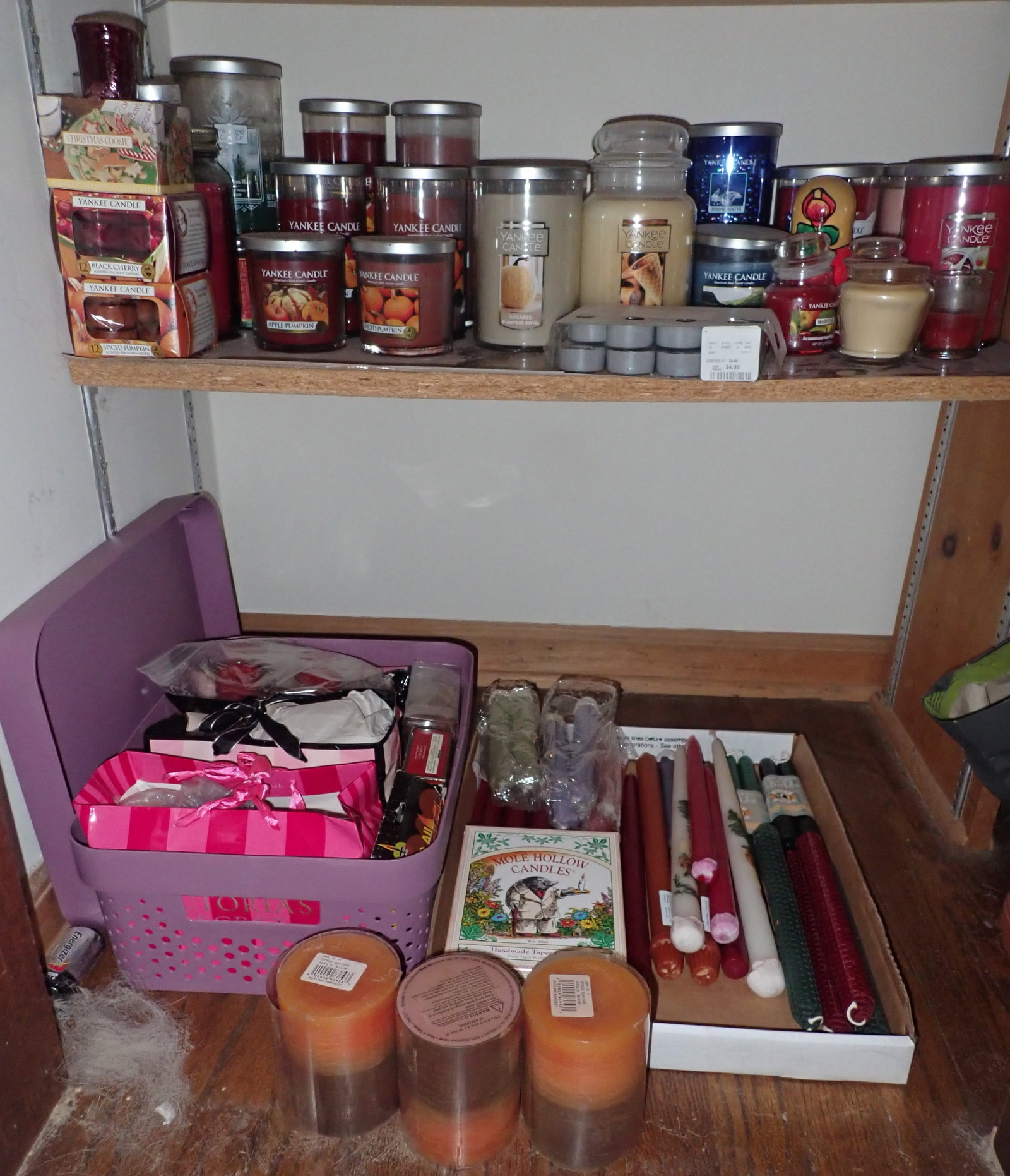 Candles incl Yankee: No in house shipping !