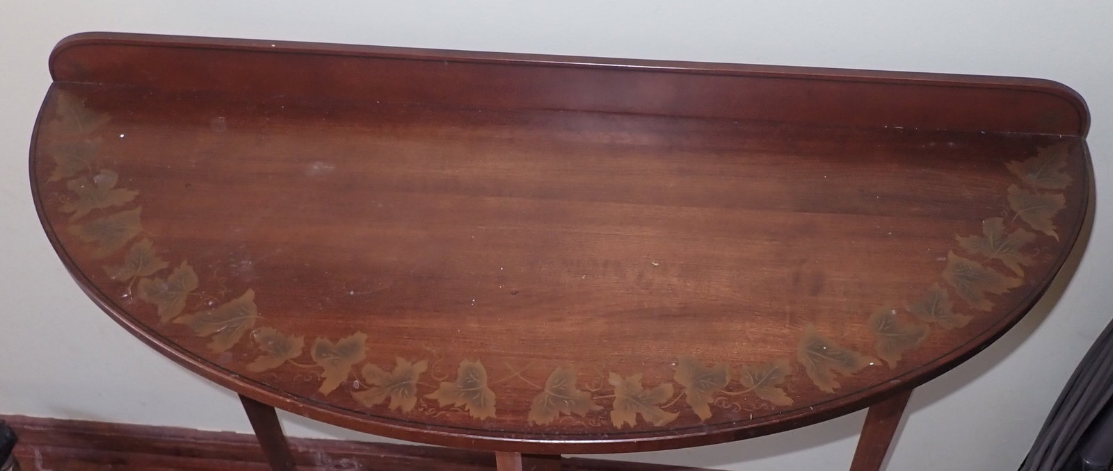 Leaf Stenciled Hall Stand - 2