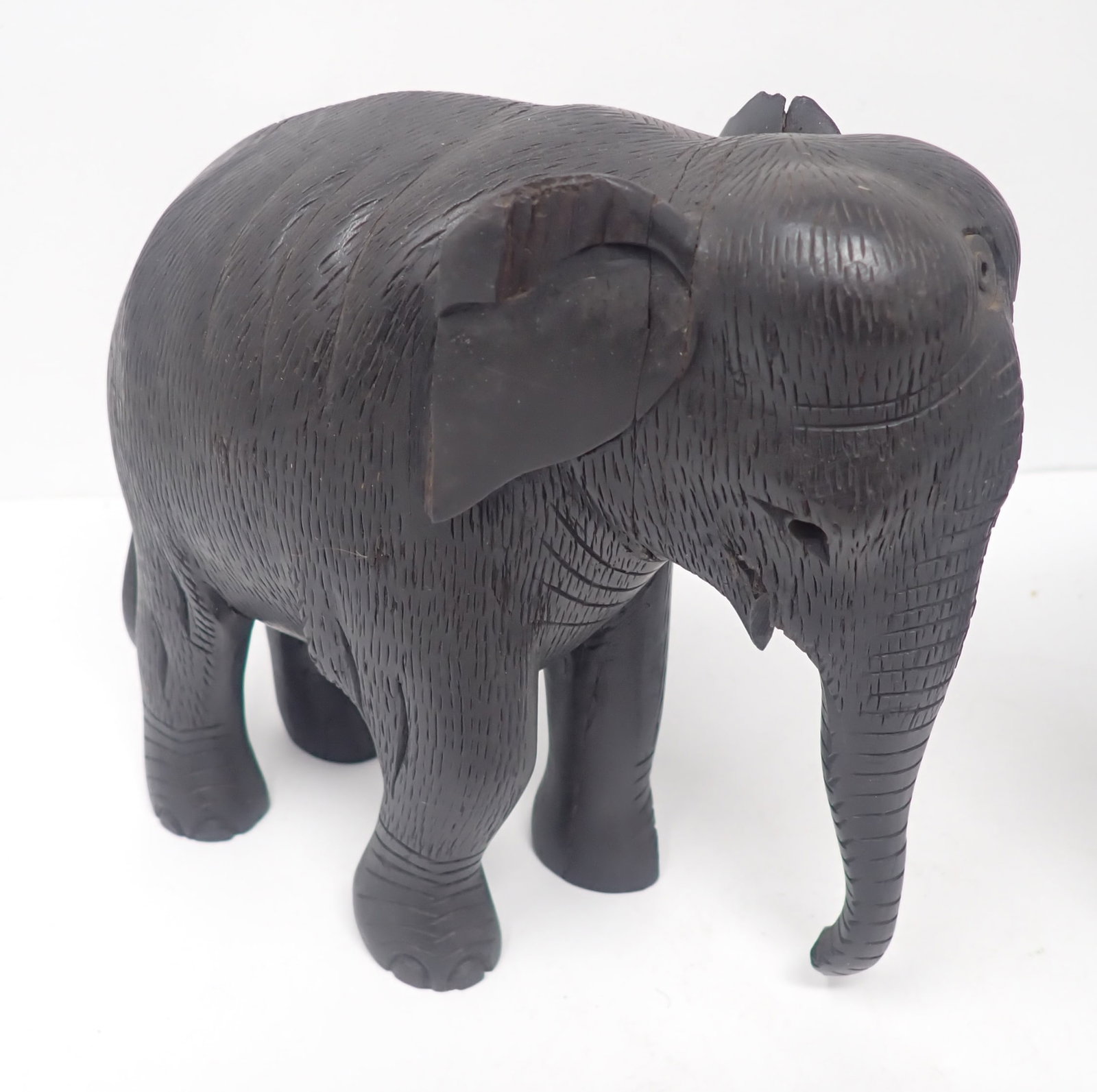2 Ebony Elephants - 2