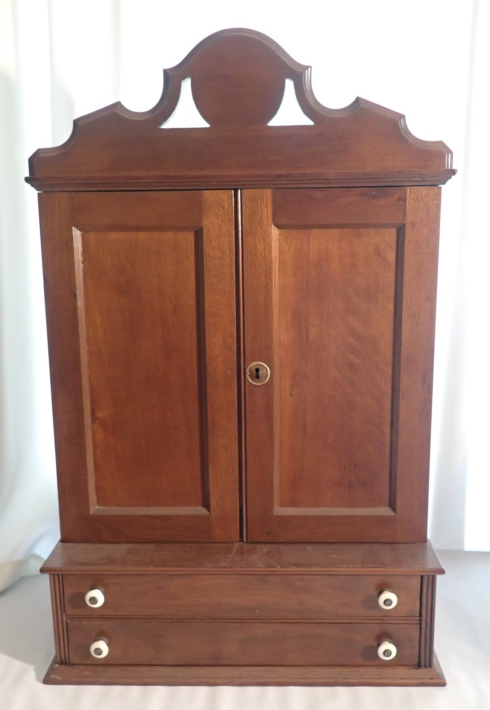Counter Top Pigeon Hole Cabinet: Approx 11 3/4" x 21 1/4" x 33" tall. No in house shipping.