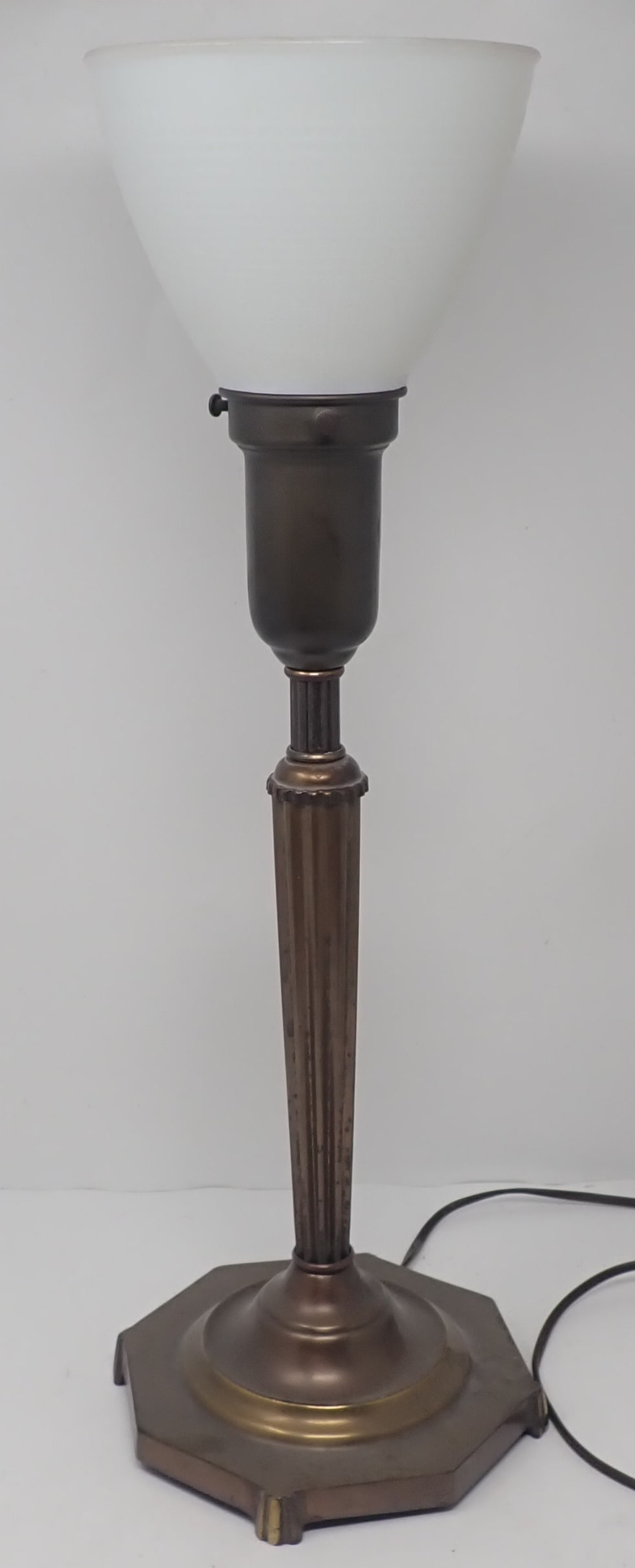Brass Torchiere Table Lamp (1 of 4)