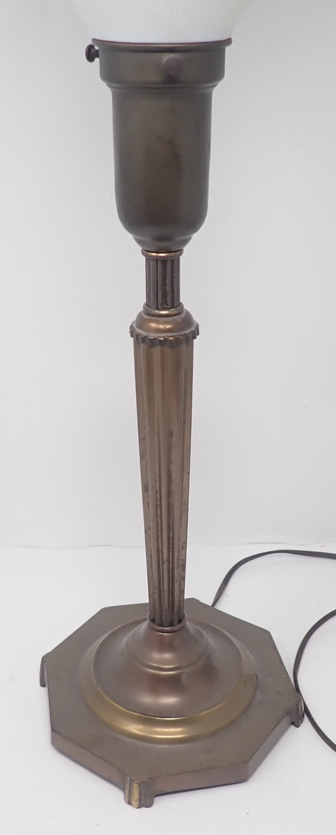 Brass Torchiere Table Lamp - 2