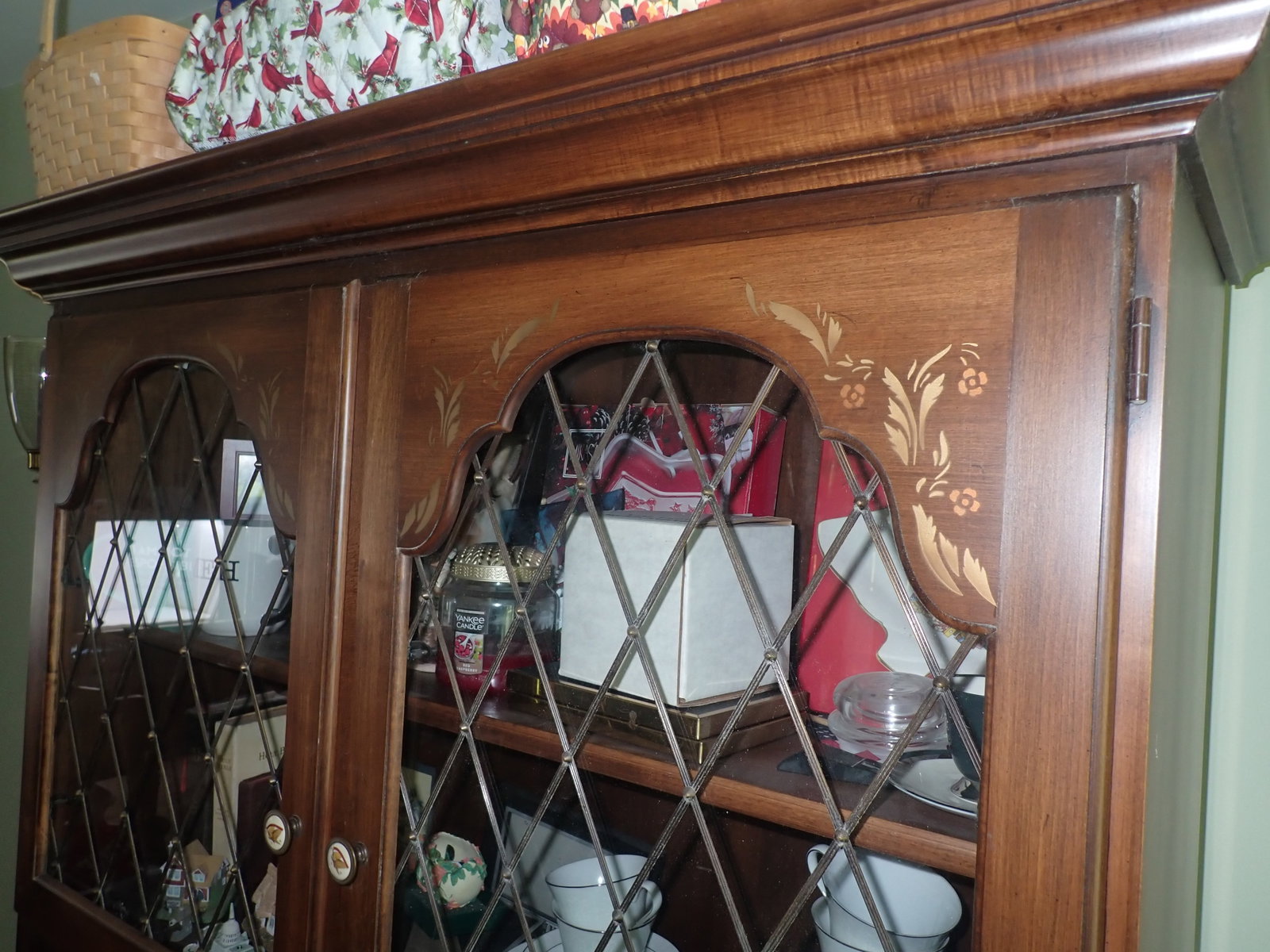 Stenciled Hutch - 3