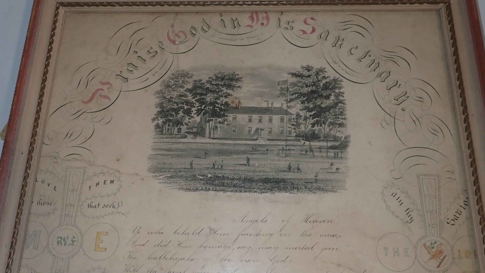1867 Educational Institute Pendleton Religious Script - 2