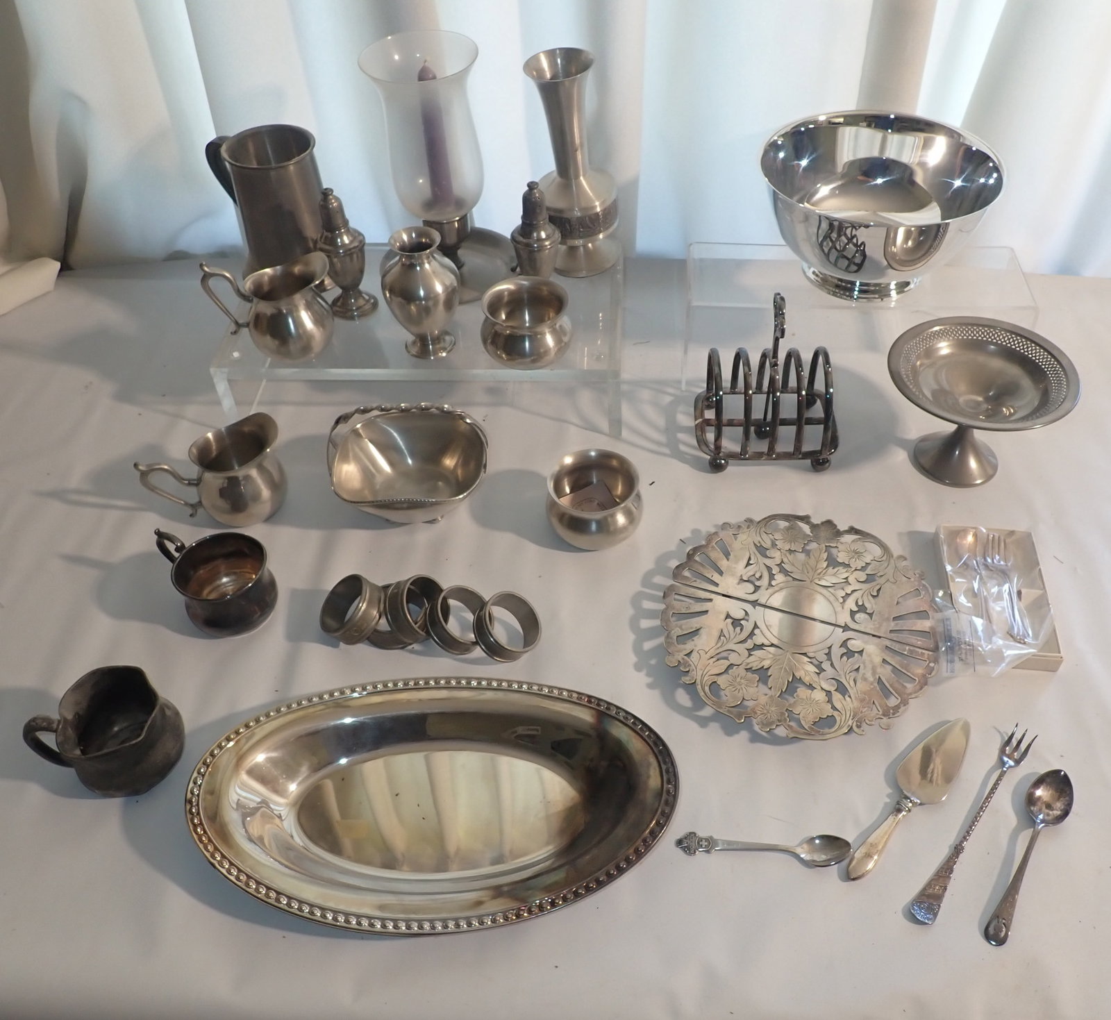 Pewter, Silverplate, Stainless, & Misc (1 of 6)