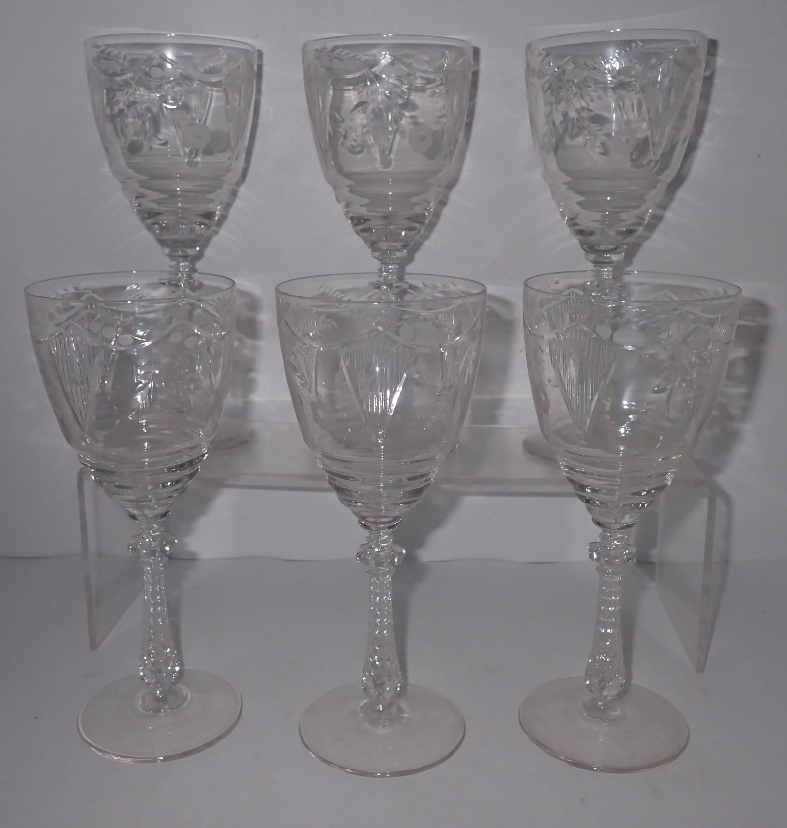Crystal Water Goblets (1 of 2)