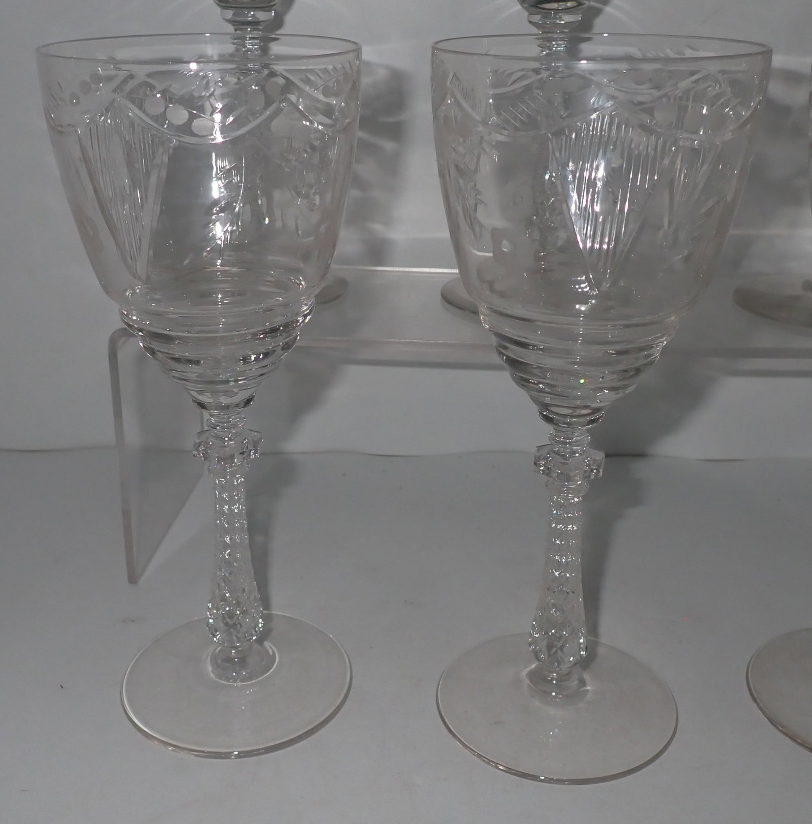 Crystal Water Goblets - 2