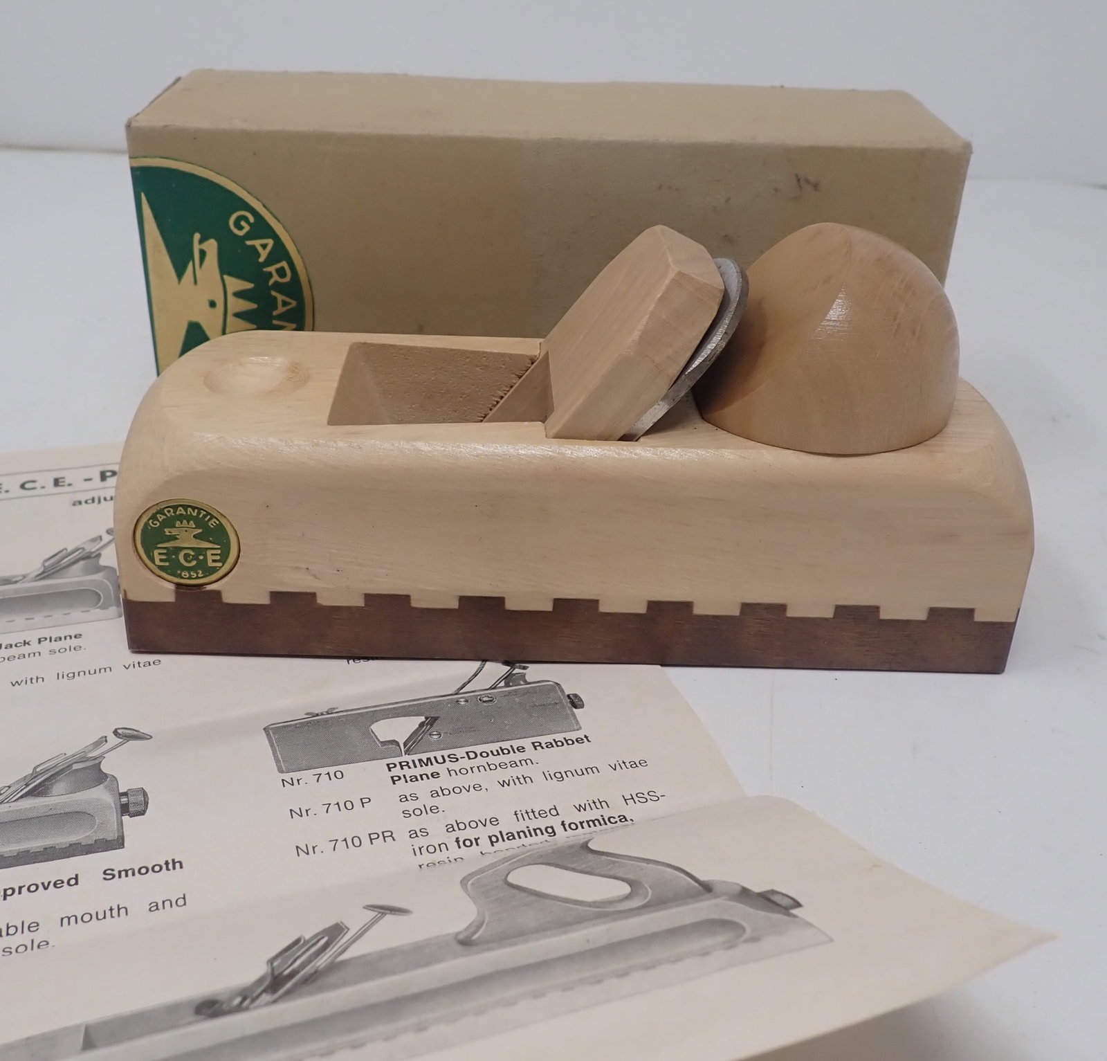 E.C.E Block Plane: Apprx 2" x 5 7/8". Shipping available