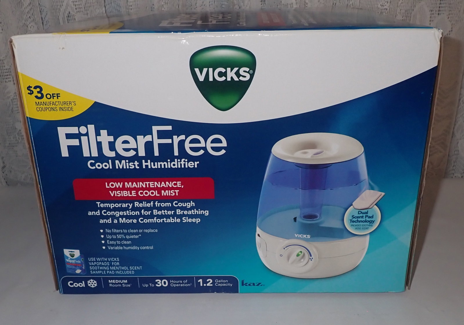 Vicks Cool Mist Humidifier: Shipping available