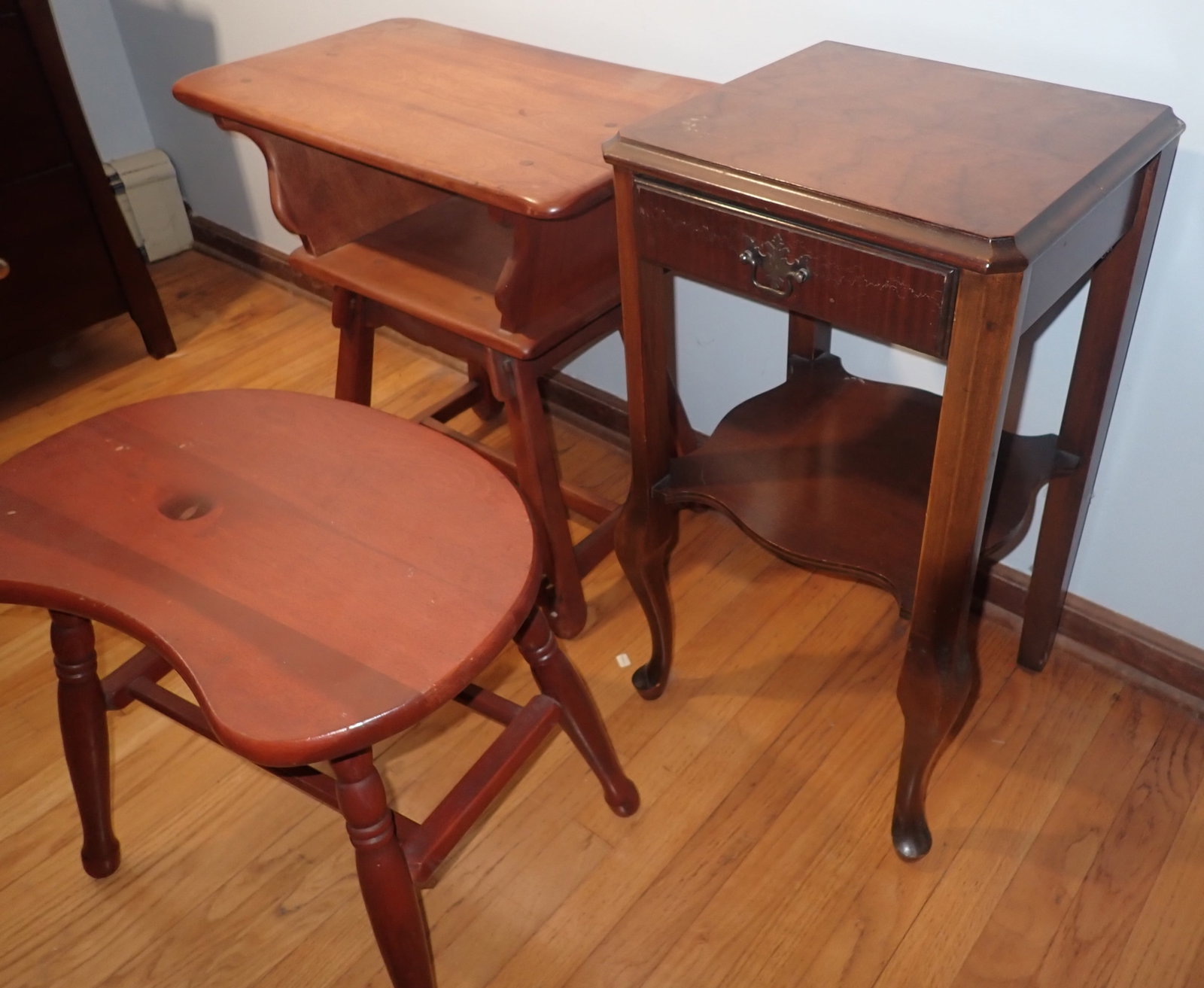 End Tables & Stool - 3