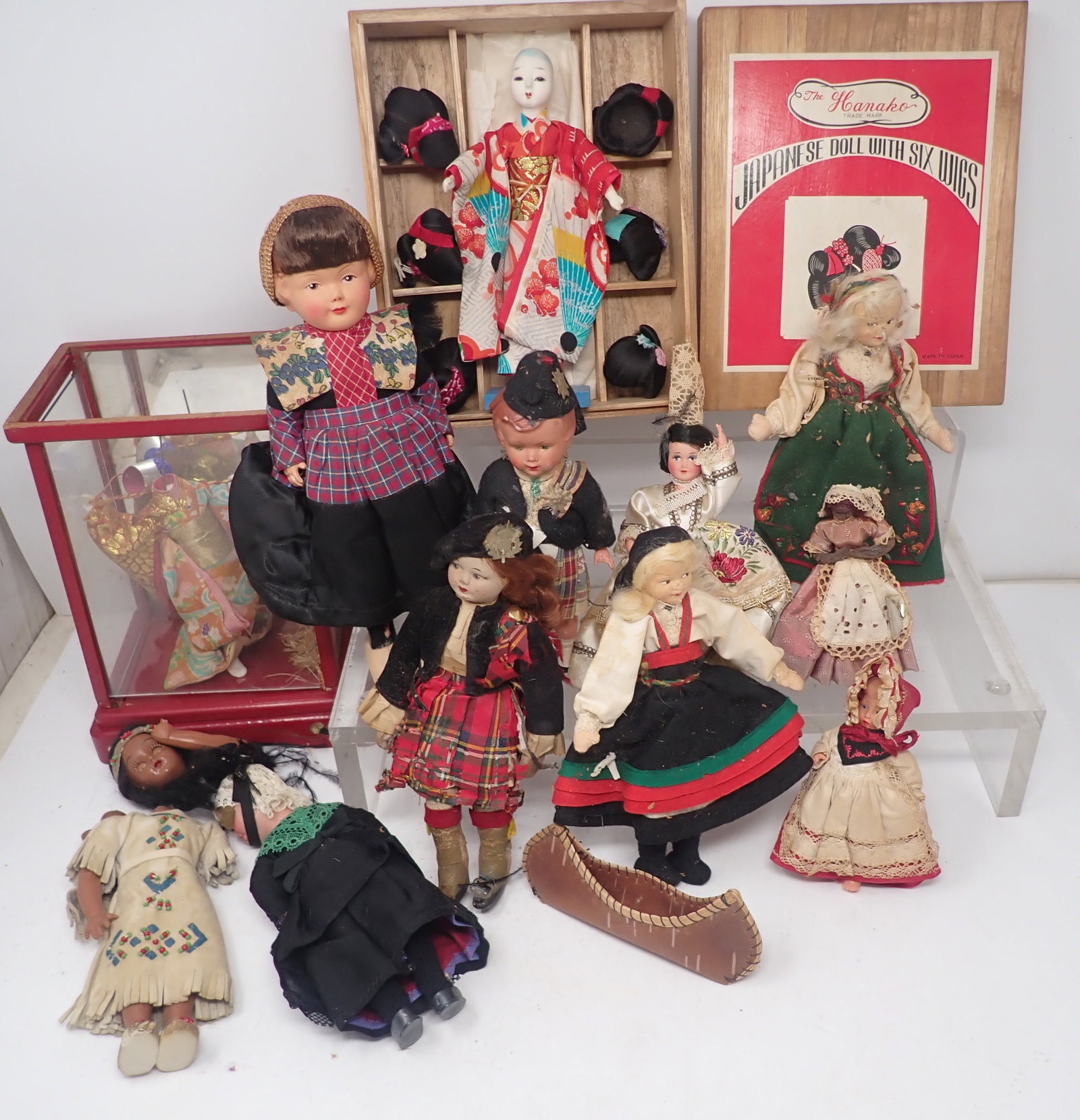 Dolls: Tallest is apprx 9". No in house shipping !