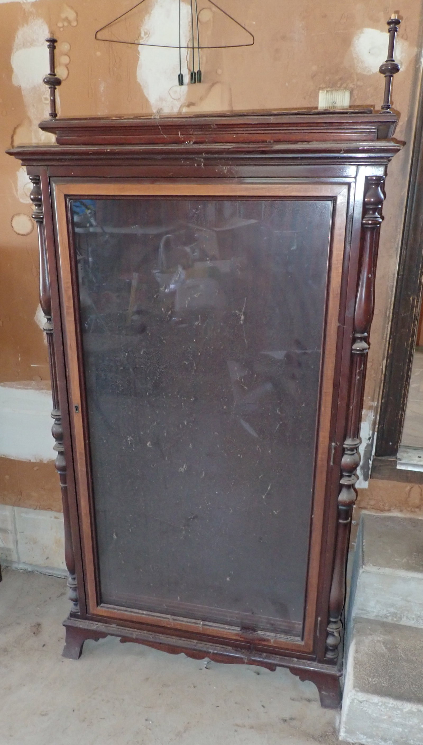 Display Cabinet w/ Turned Side Columns (1 of 6)
