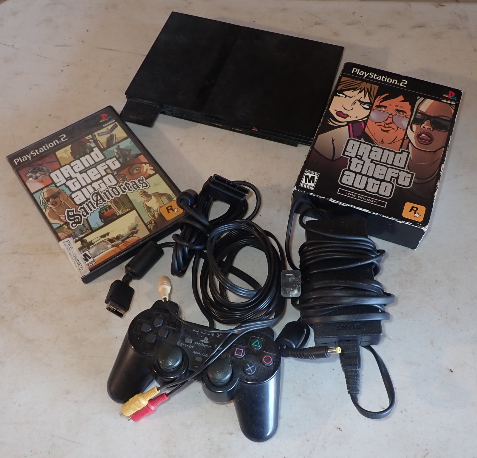 Sony PlayStation 2 Console w/ Grand Theft Auto: Shipping available