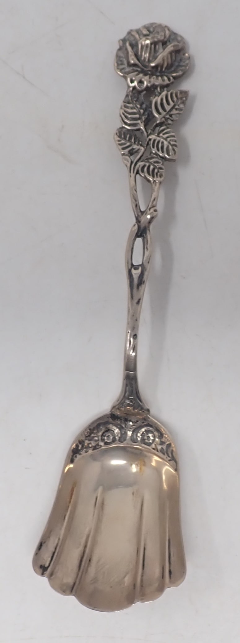 835 Silver Sugar Spoon (1 of 4)