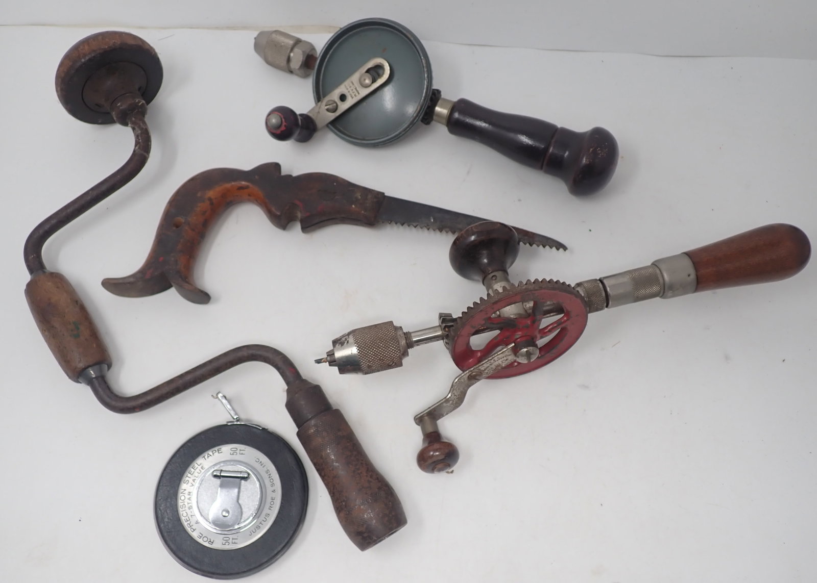 Hand Drill incl Craftsman, Saw, & Roe Precision Tape: Shipping available