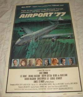 Rapport '77 1977 Poster: This is approx. 27 1/4" x 41" In nice condition with creases from being folded when stored. Has a tear at the bottom approx. 2 1/4" long and a couple small tears on side. 1977 by Universal Pictures.