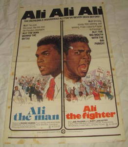 MUHAMMAD ALI MOVIE POSTER THE MAN THE FIGHTER