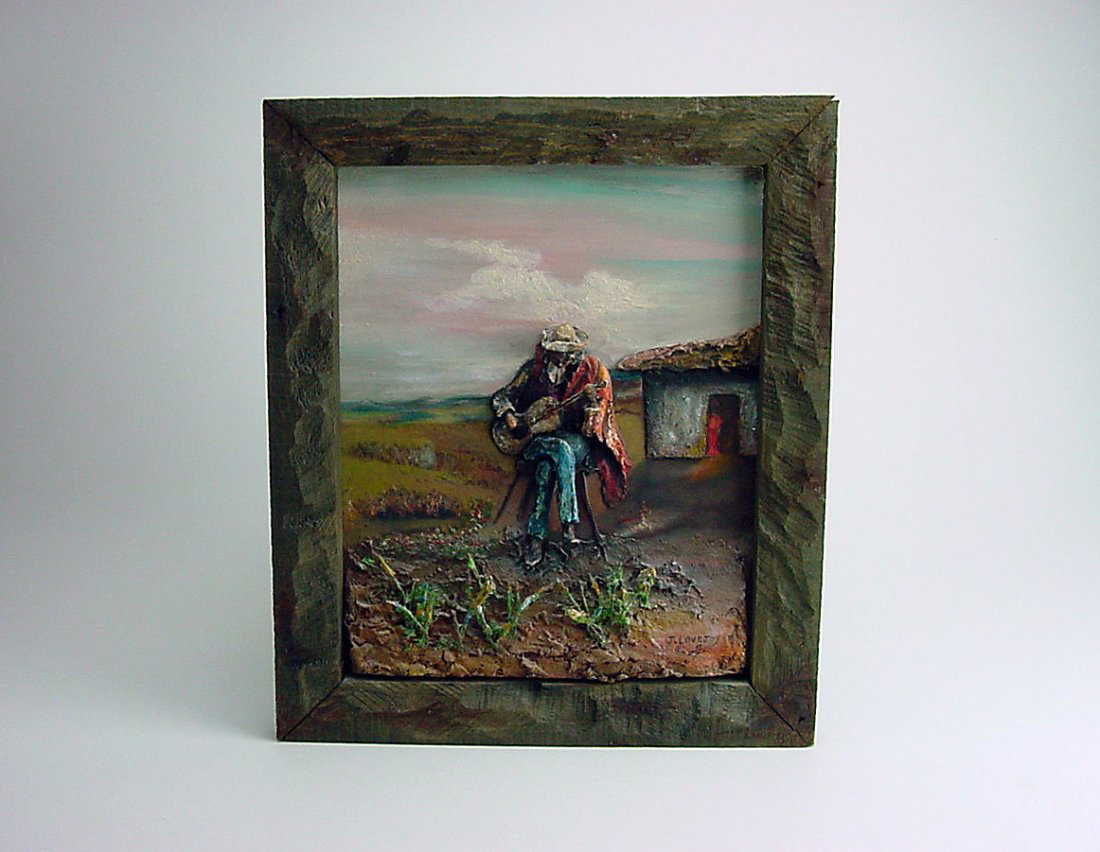 Jimmy Lovejoy Folk Art Mixed Media Florida
