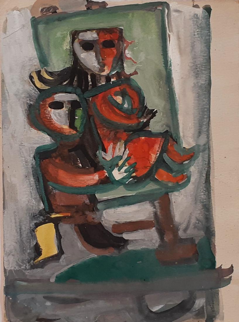 Leo Roth 1914-2002 (Israeli): Leo Roth 1914-2002 (Israeli) Theatre scene. gouache on paper 16 x 12 cm (6 x 5 in.) Other Notes: Location: Israel. For estimated delivery time please contact us. Condition report available upon reques