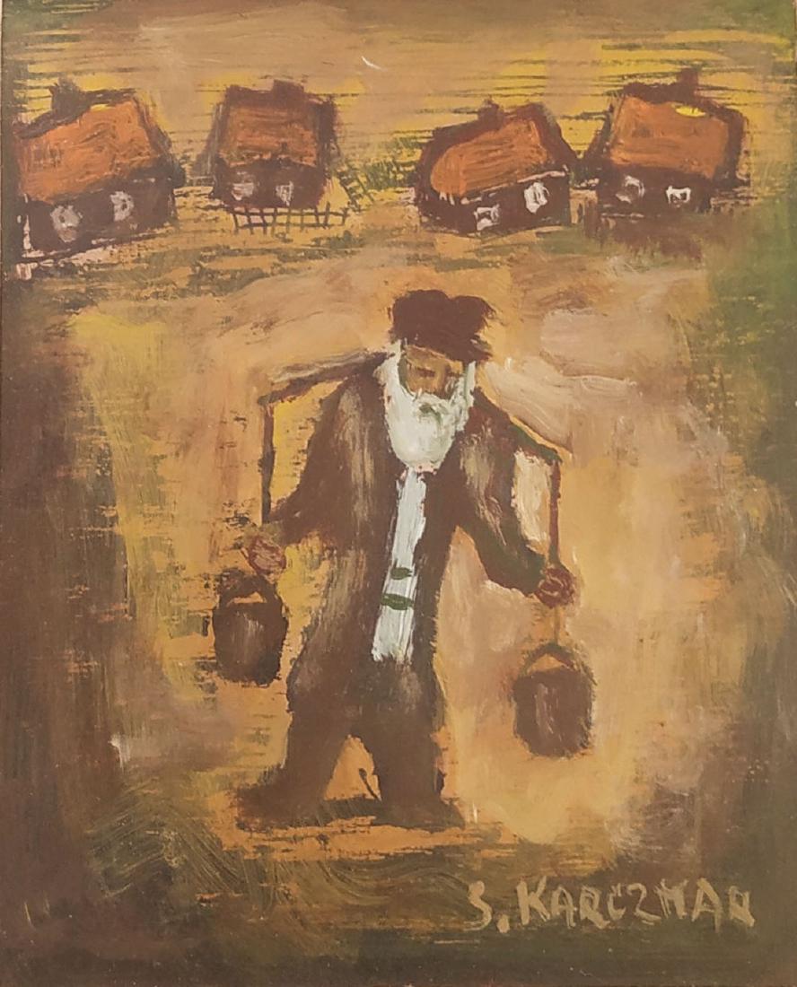 Simon Karczmar 1903-1982 (Polish, Israeli) Water man in (1 of 1)