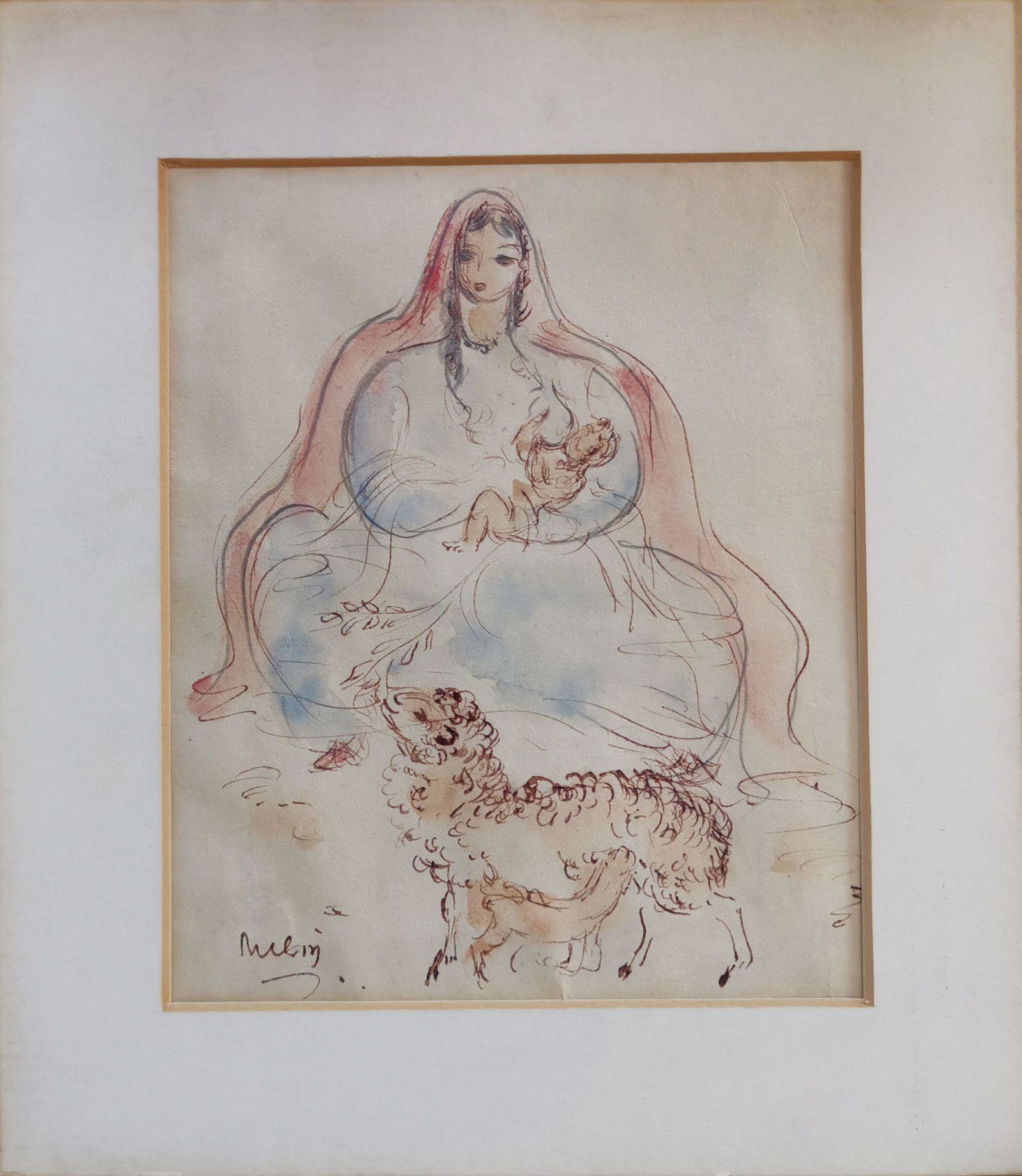 Reuven Rubin 1893-1974 (Israeli) Mother and child (1 of 1)