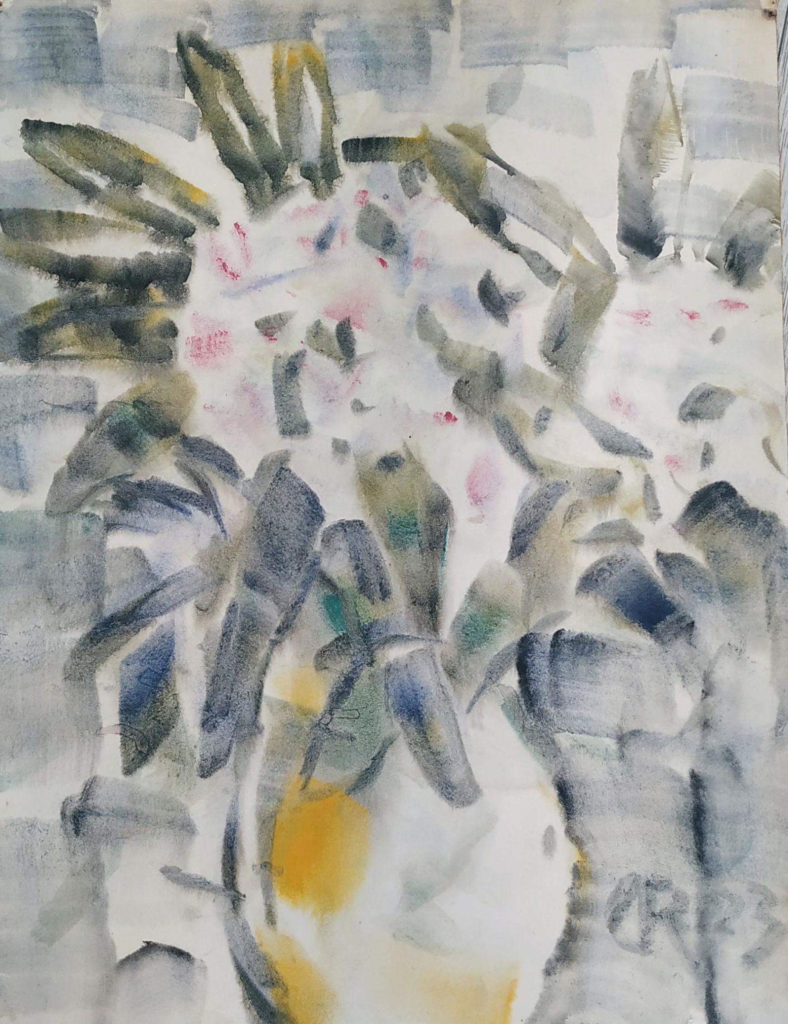 Christian ROHLFS 1849-1938 (German) Flowers, 1923 (1 of 1)