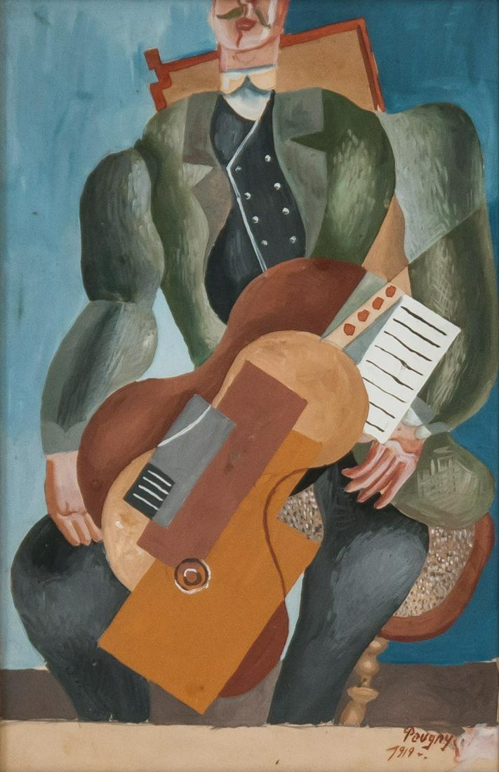 Jean Pougny 1894-1956 (Russian, French) Cellist, c.1919 (1 of 1)