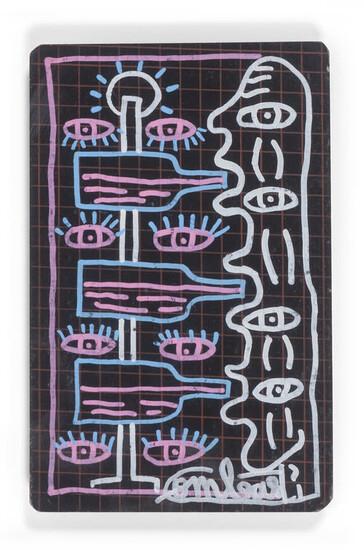 Robert Combas b.1957 (French) Untitled marker pen on: ** Robert Combasb.1957 (French)Untitledmarker pen on cardboard22.50X14.50 cmsigned lower rightProvenance: Galerie Laurent Strouk, Paris.Other Notes: Location: Israel.For estimated delivery time please