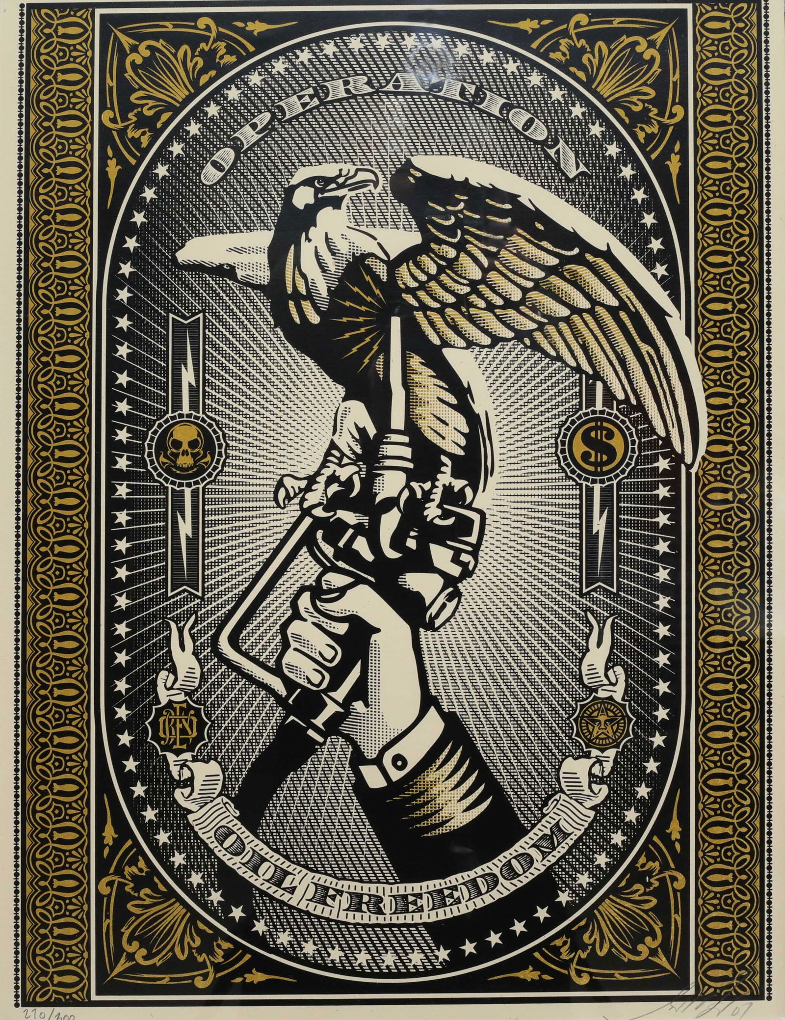 Shepard Fairey b.1970 (American) Operation Oil Freedom, (1 of 1)
