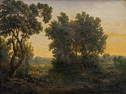 French School 19th century Landscape oil on canvas