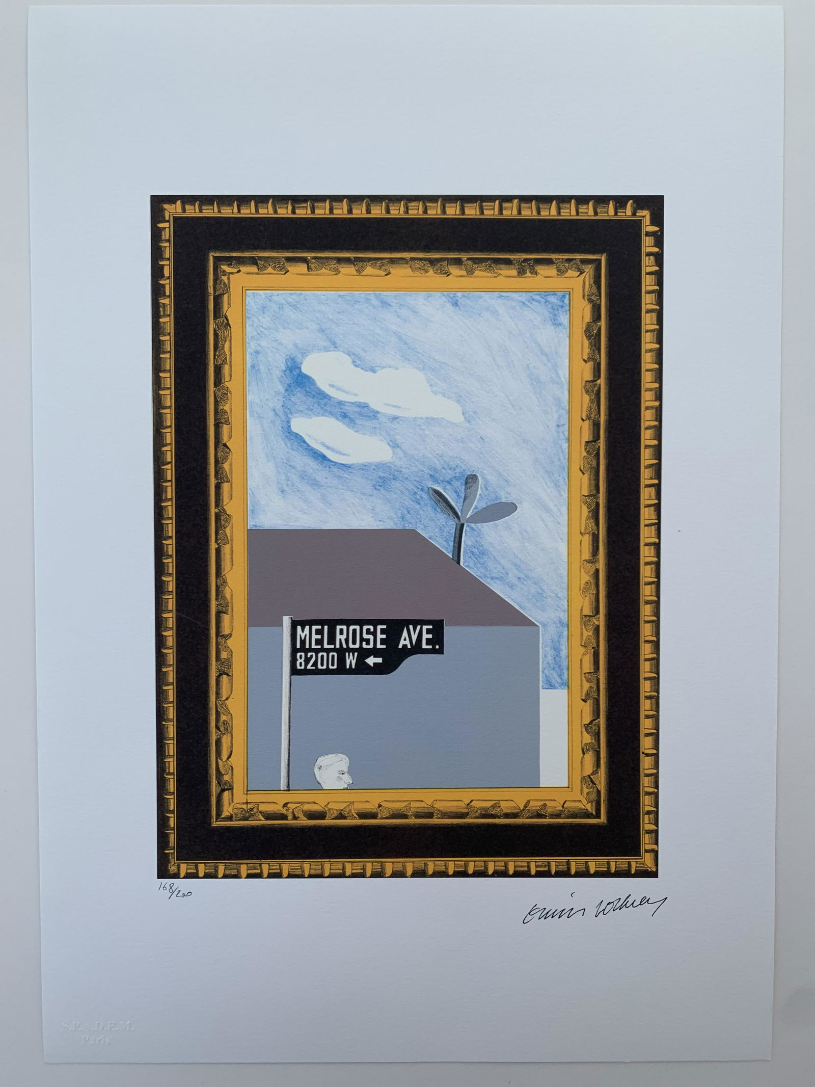 David Hockney b.1937 (British) A Hollywood Collection 1965 lithograph (1 of 1)