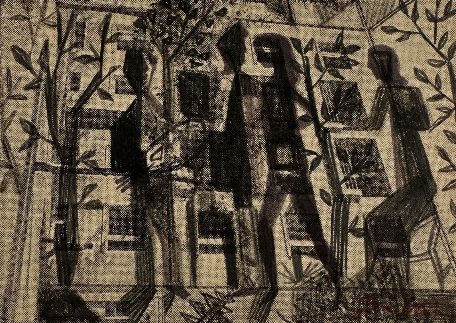 Jean Olin 1894-1972 (French) Figures, 1950-60's watercolor on newspaper: Jean Olin1894-1972 (French)Figures, 1950-60'swatercolor on newspaper10x13 cmsigned lower leftOther Notes: Location: Israel.For estimated delivery time please contact us.Condition report available upon