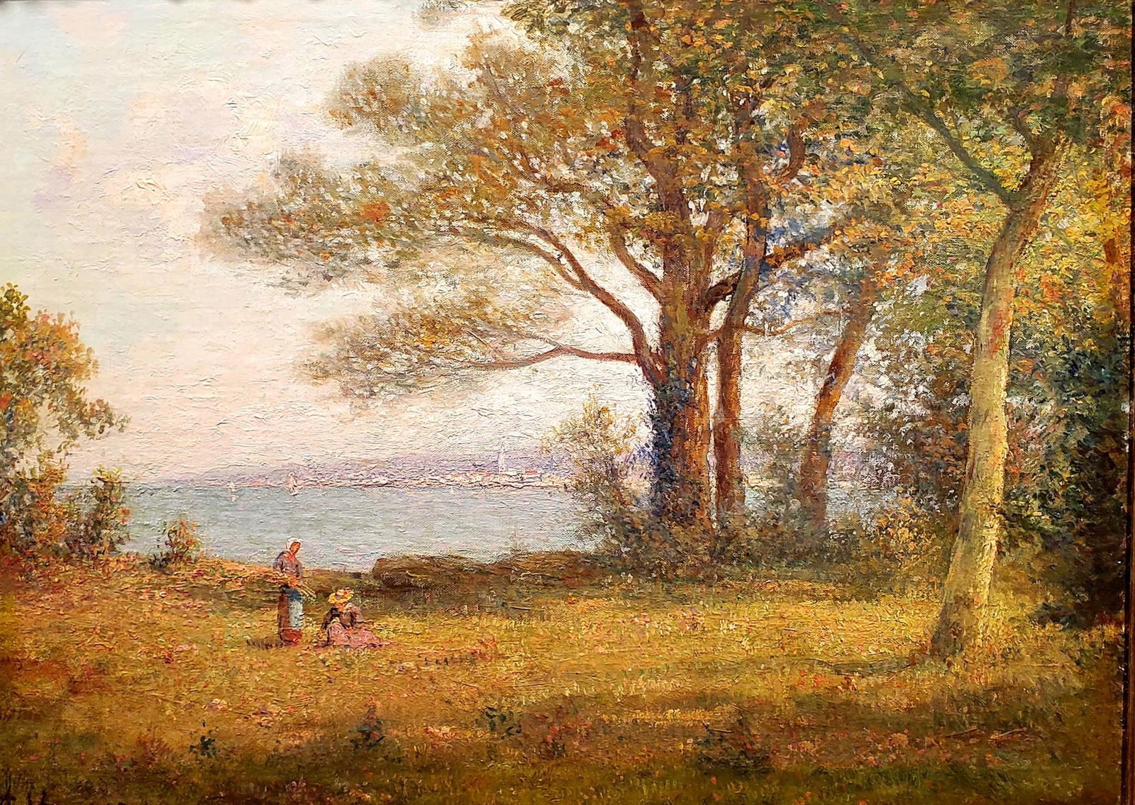 Charles Malfroy 1862-1951 (French) Figures in landscape, 1904 oil on canvas: ** Charles Malfroy1862-1951 (French)Figures in landscape, 1904oil on canvas44x59 cmsigned and dated lower leftOther Notes: ** by a lot number indicates an item that arrived from outside Israel and is