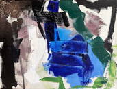 Jean Miotte (1926-2016) French Abstract composition acrylic on canvas
