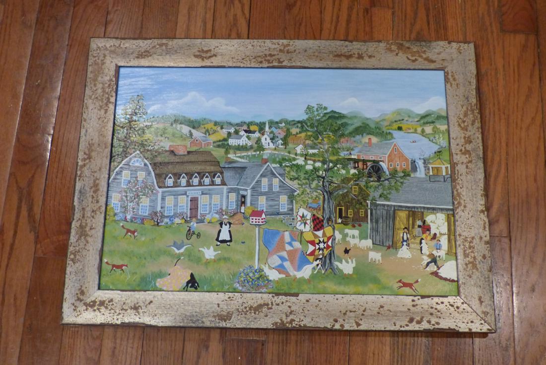 Will Moses Fox & Geese Canvas (1 of 1)