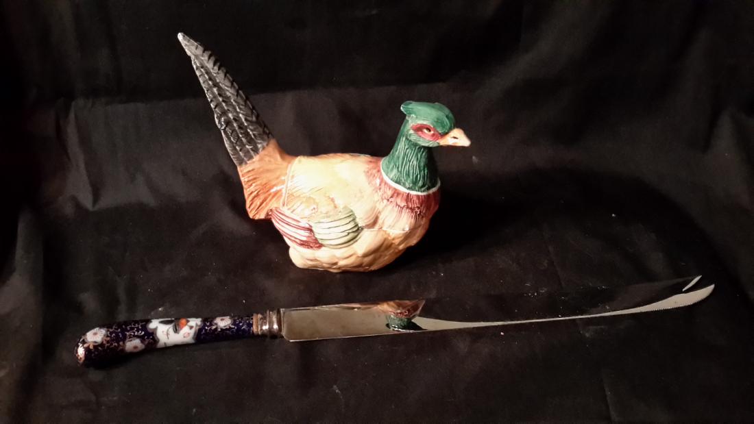 Vietri Pheasant Jelly Covered Dish, AE Lewis & Co (1 of 1)