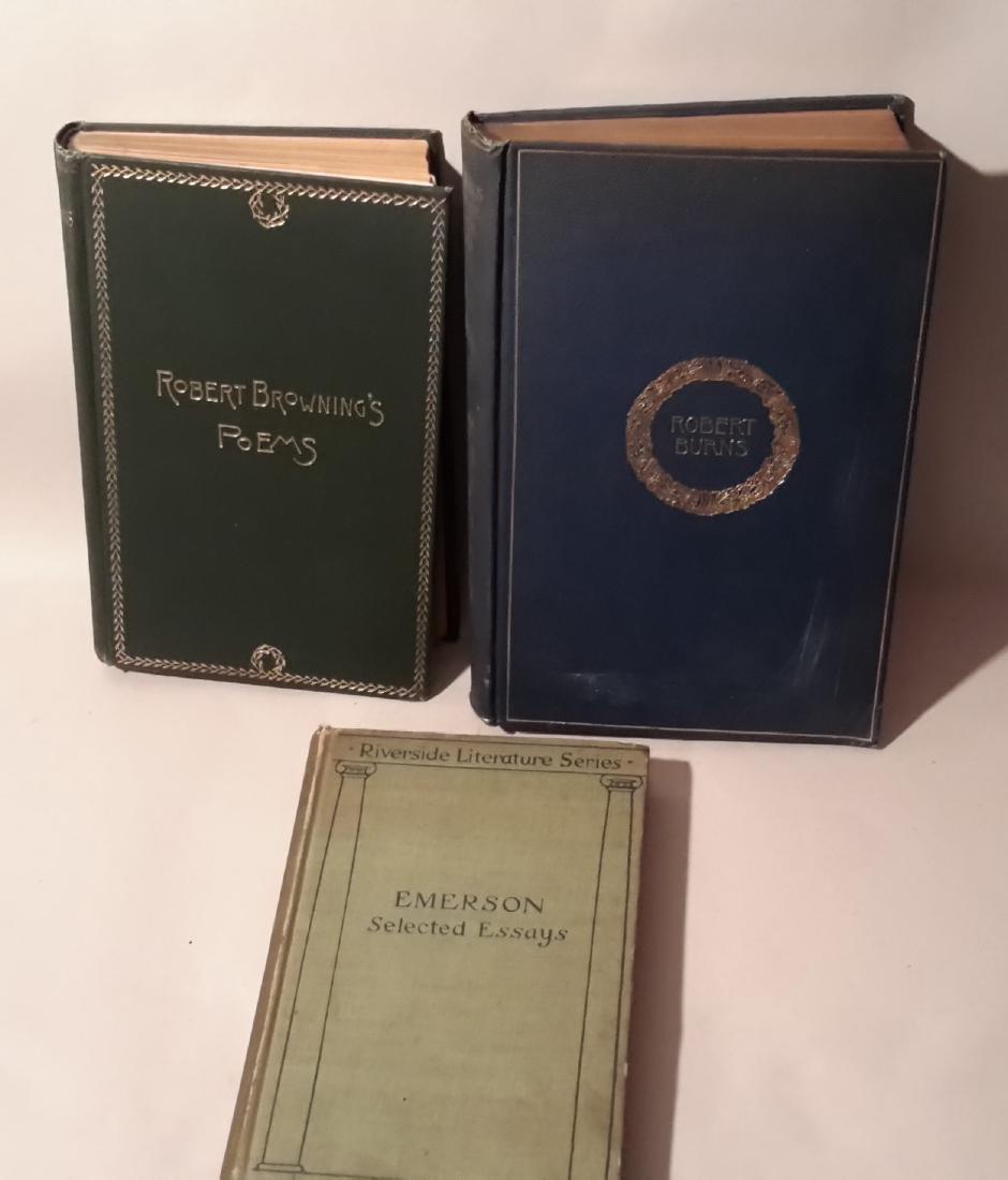 Robert Browning's Poems, Emerson Selected Essays,: Robert Browning's Poems, Emerson Selected Essays, Robert Burns