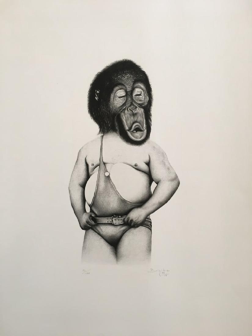 KOVACS ANNA BRIGITTA: Serigraph dated and numbered 22/100, 29 x 21 inches