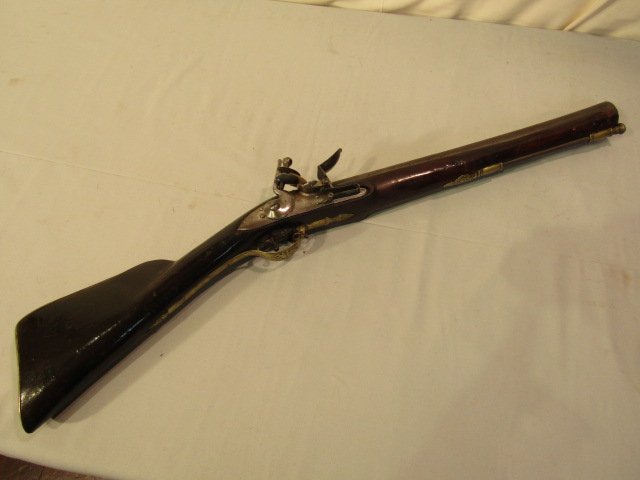 ANTIQUE NAVAL BOARDING GUN BLUNDERBUSS: Attributed American blunderbuss type naval boarding gun. No marks. 31.5 in long.