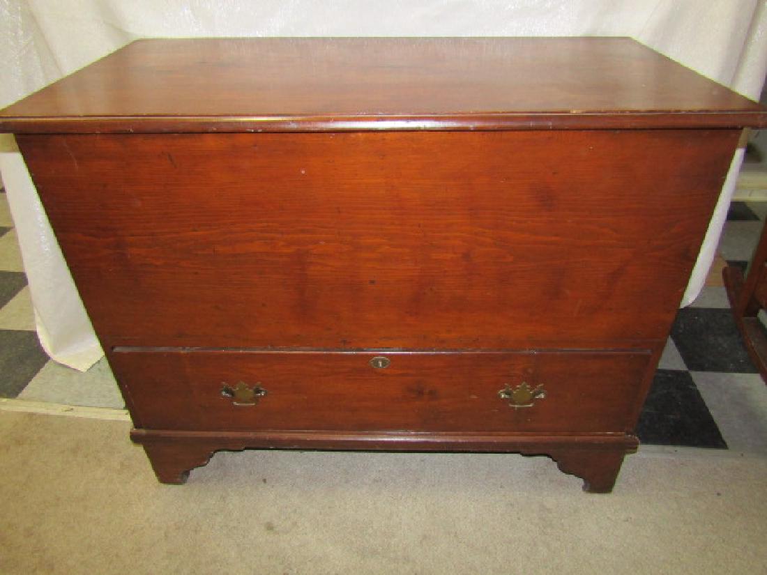 Antique Pine Tall Blanket Chest Apr 30 2017 Americana