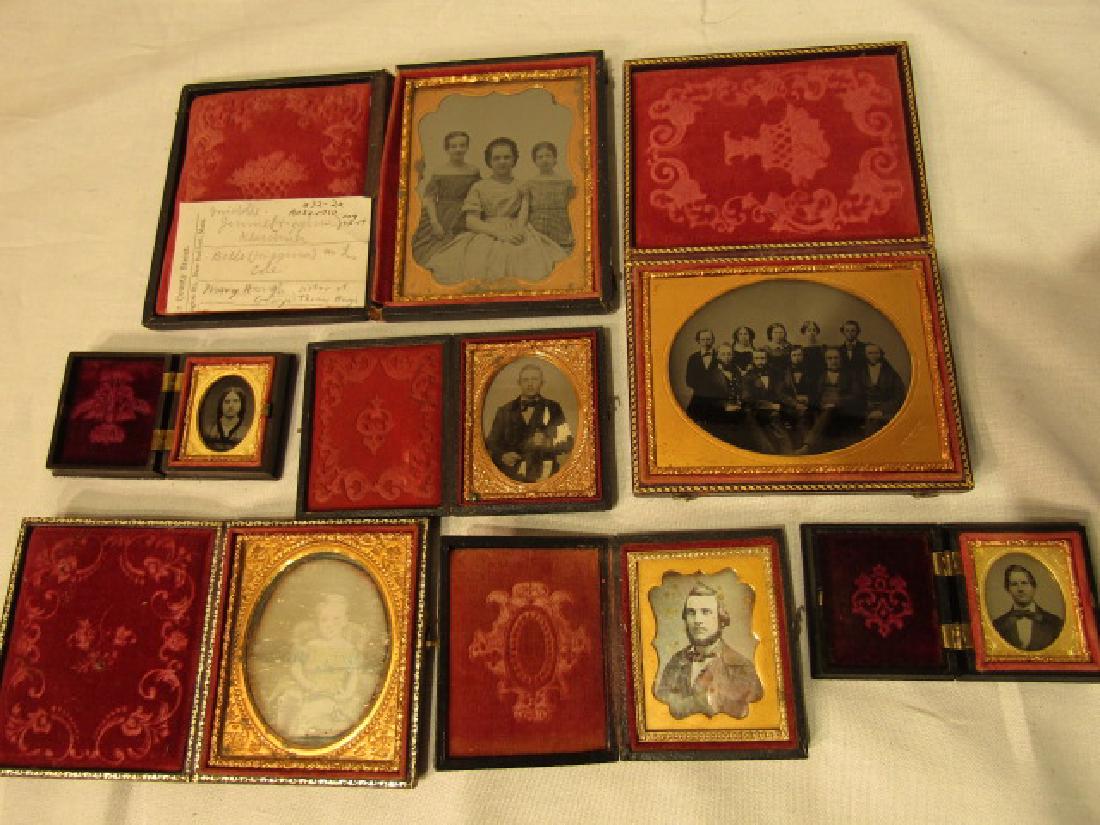 7 ANTIQUE CASED PHOTOGRAPHS (1 of 3)