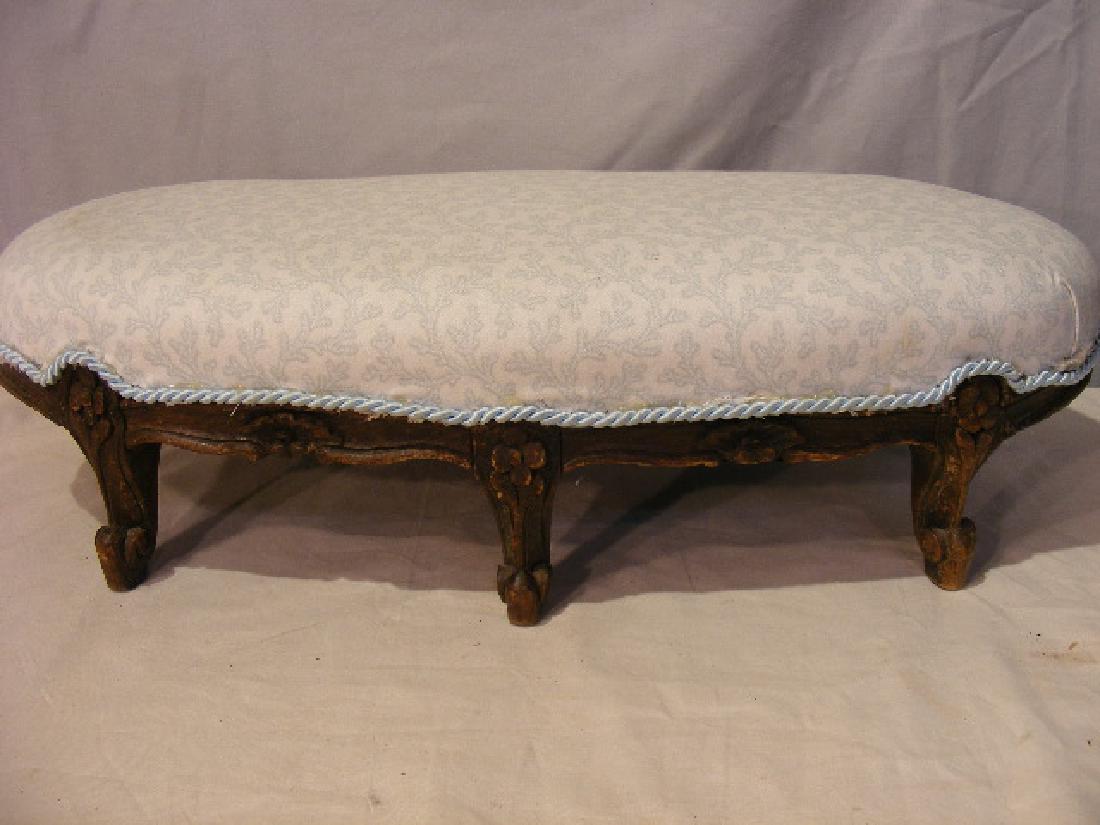 ANTIQUE FRENCH SMALL FOOTSTOOL (1 of 1)