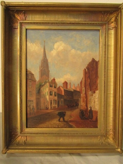 HODGDON BOSTON CHURCH PAINTING (1 of 3)