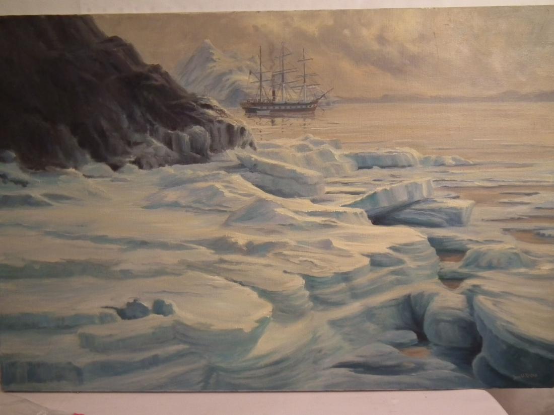 ROGERS ARCTIC SHIP PAINTING